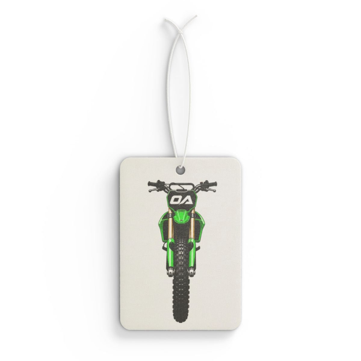 Green Dirt Bike Air Freshener
