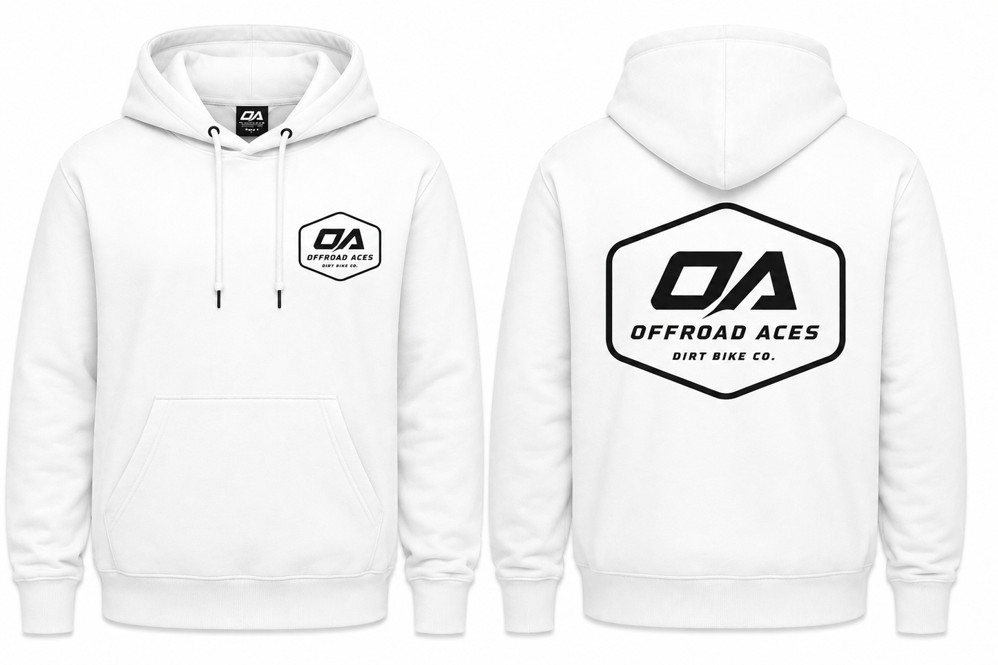 White OA Hoodie 1