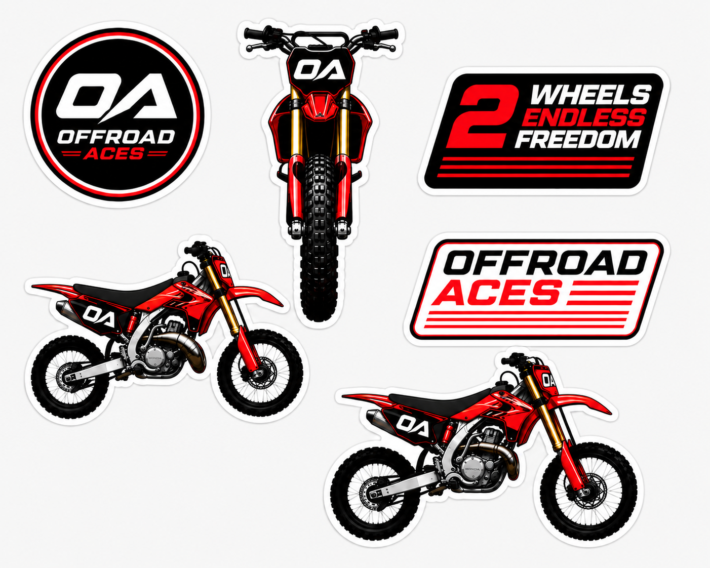 Red Sticker Pack