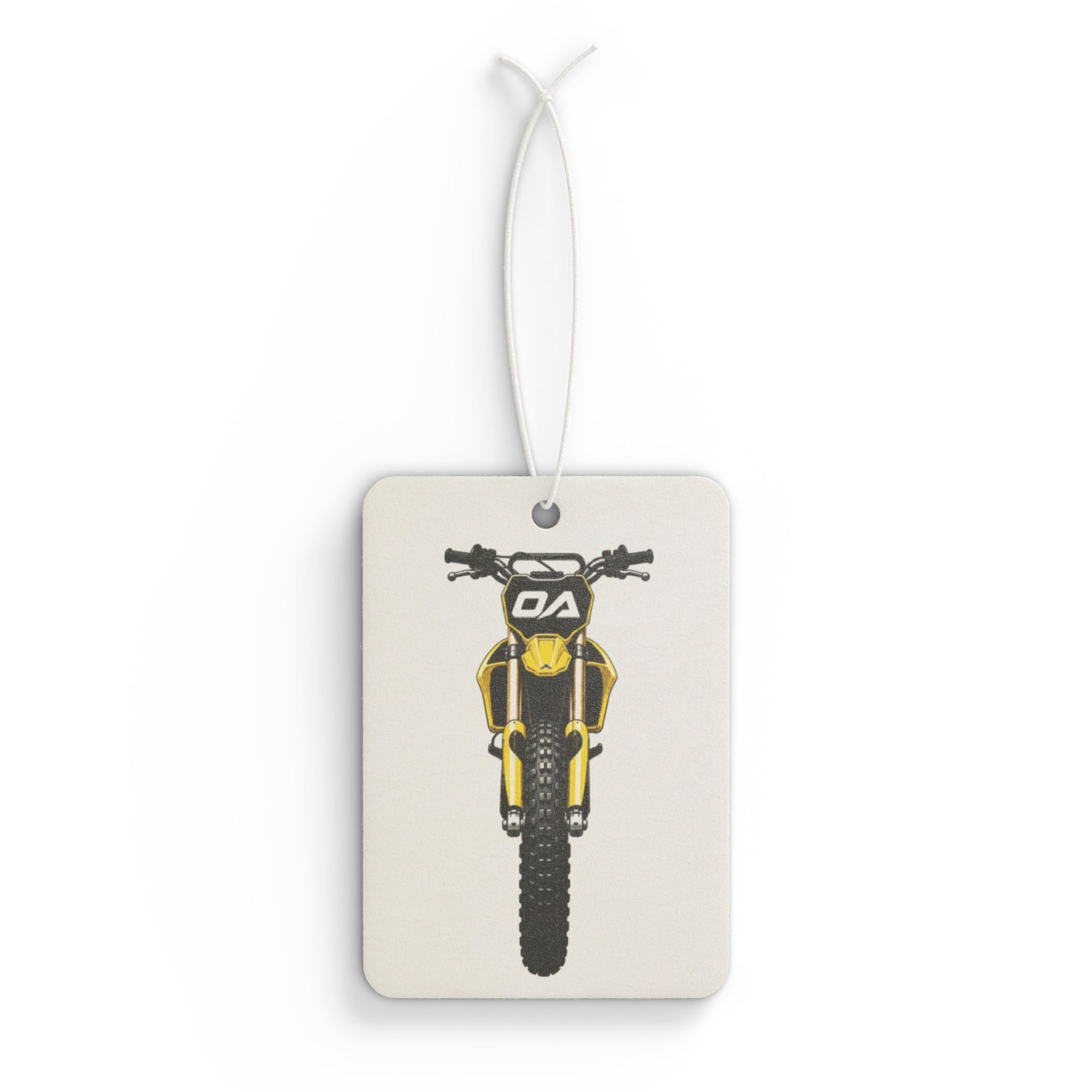 Yellow Dirt Bike Air Freshener