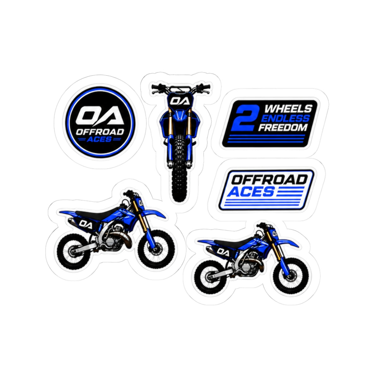 Blue Sticker Pack