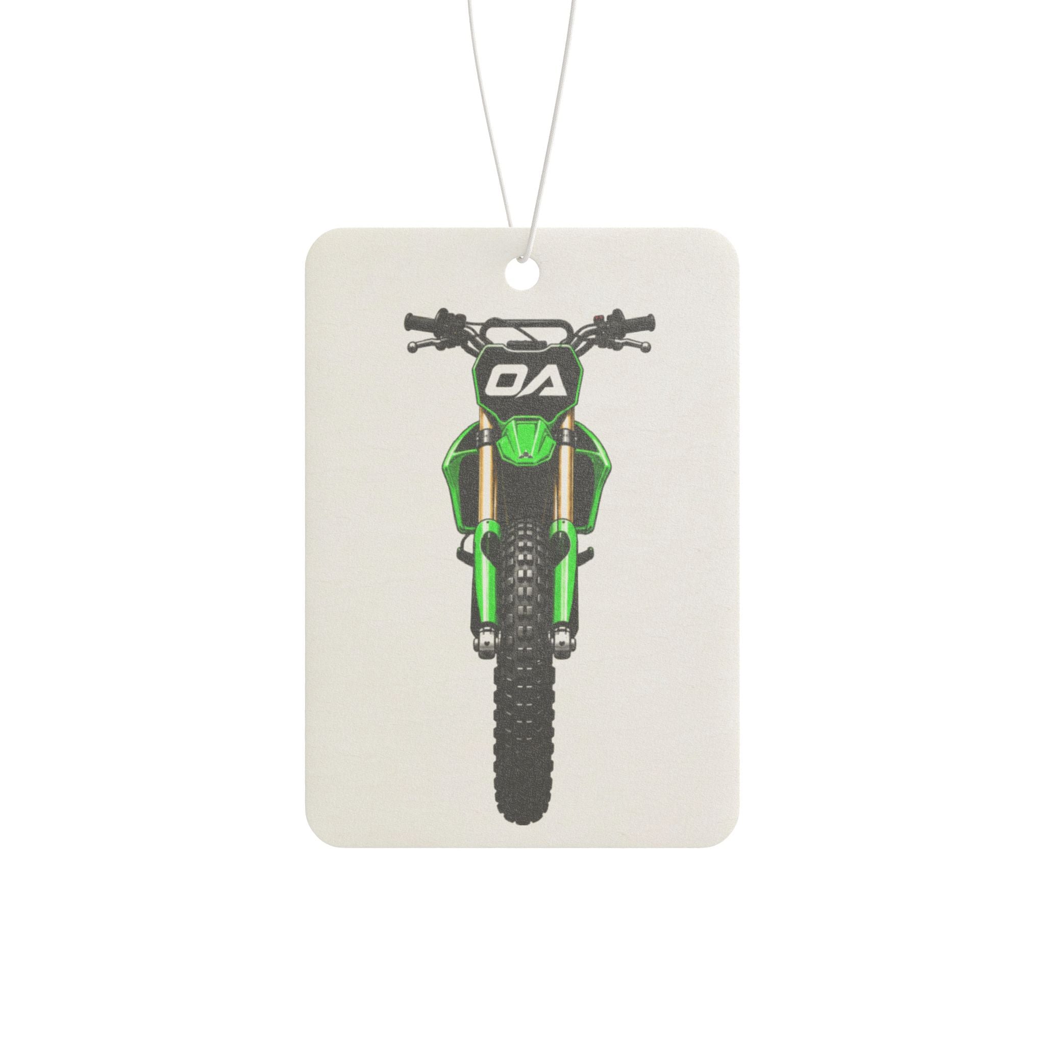Green Dirt Bike Air Freshener