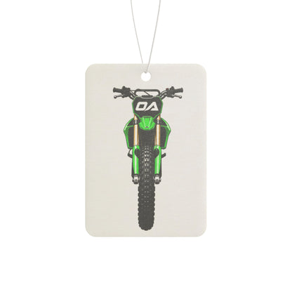 Green Dirt Bike Air Freshener