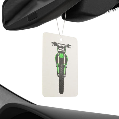 Green Dirt Bike Air Freshener
