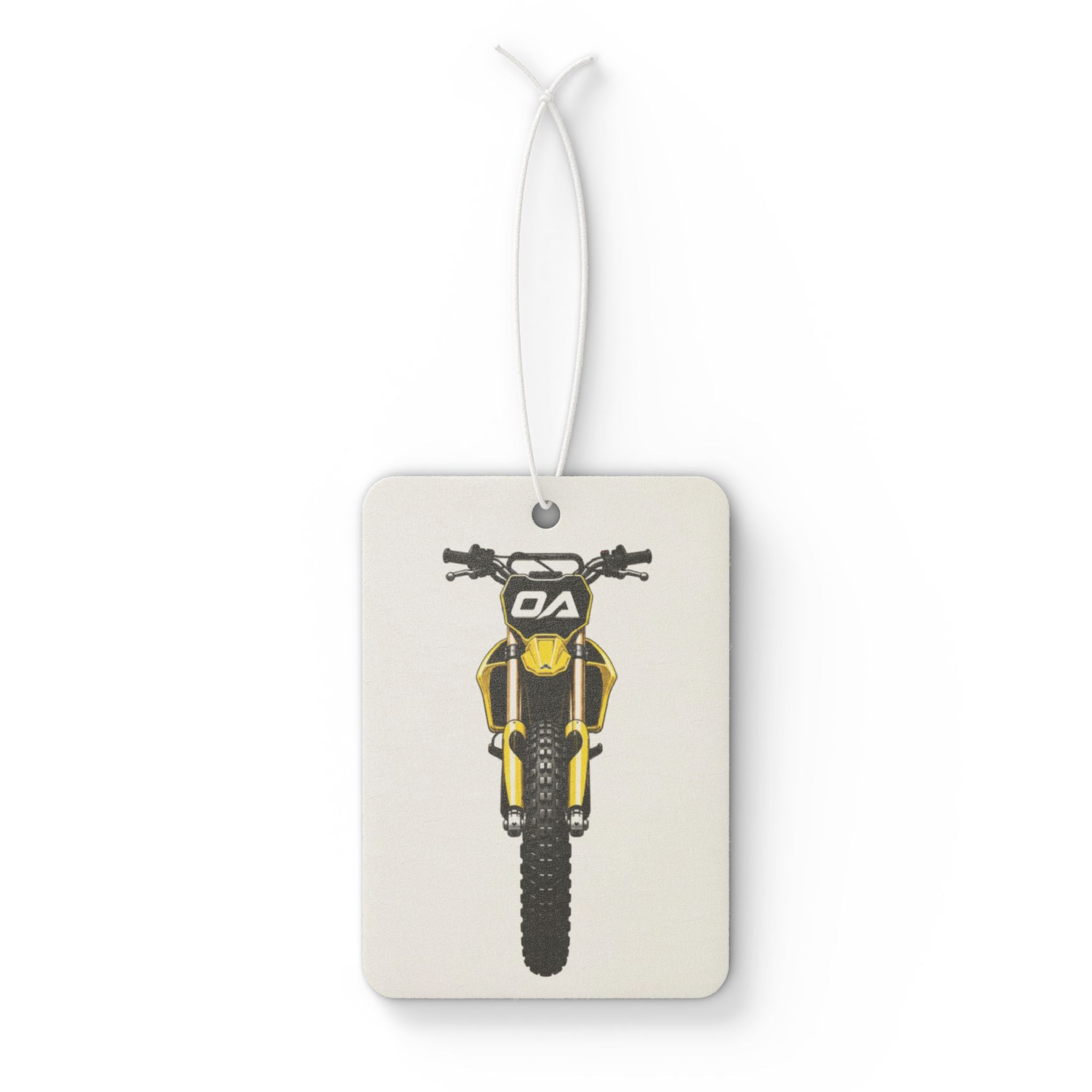 Yellow Dirt Bike Air Freshener