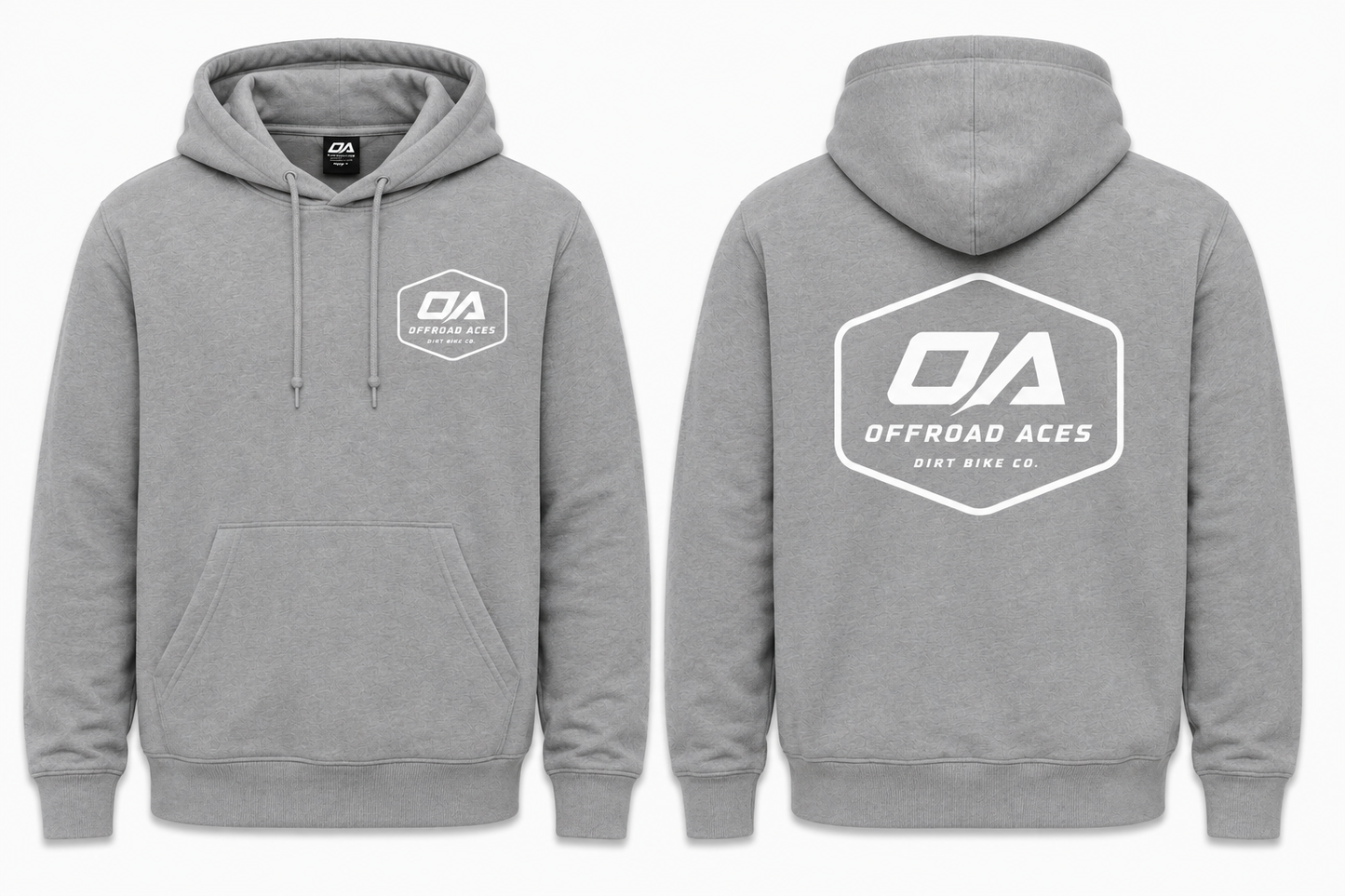 Gray/White OA Hoodie 1