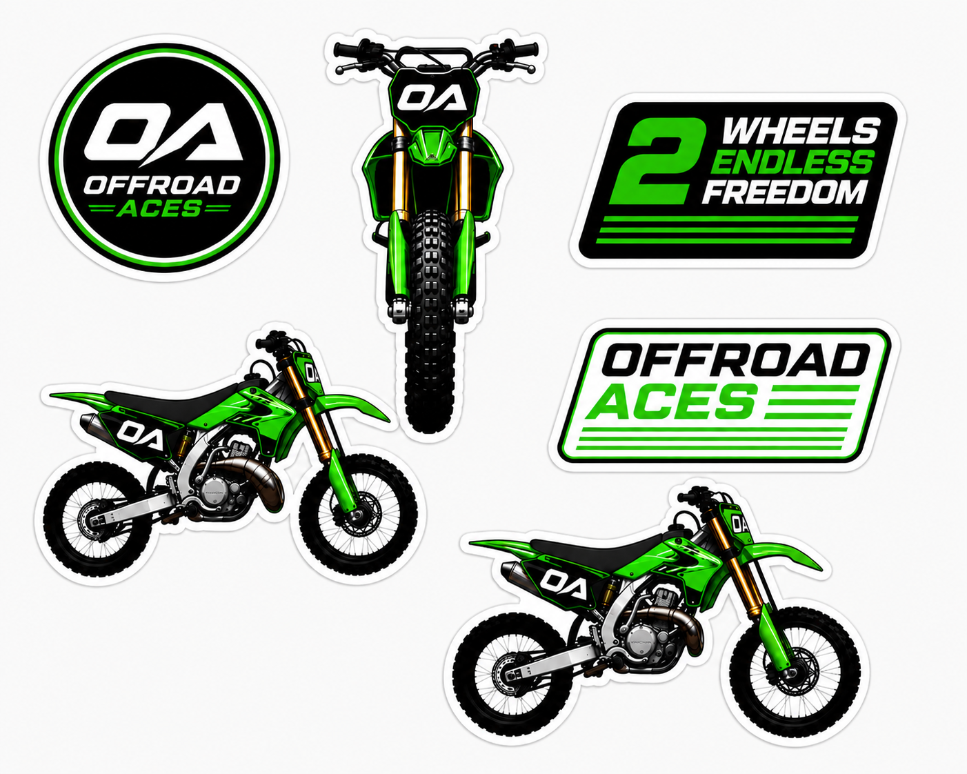 Green Sticker Pack